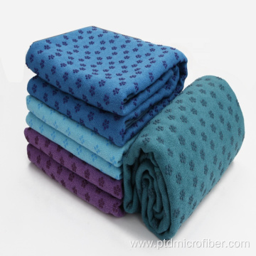 Non-slip Microfiber Yoga Towel With PVC Dots